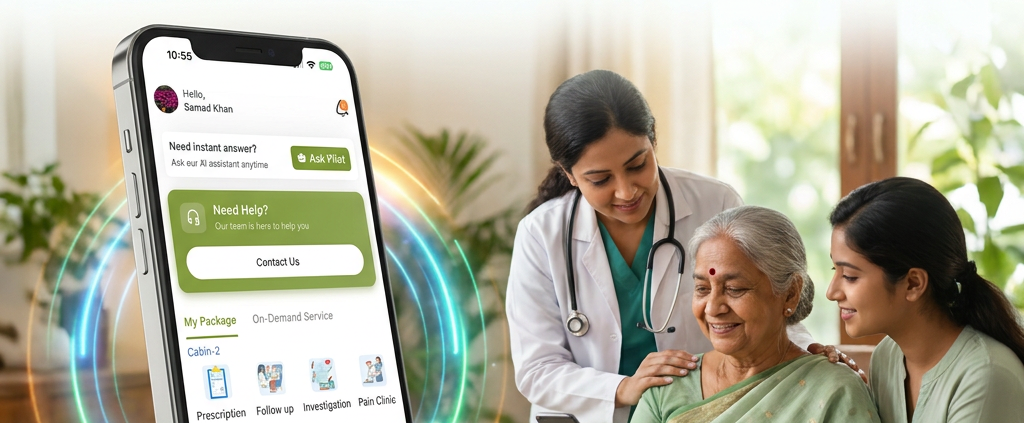 Ready to experience compassionate care at your fingertips? Hospice Bangladesh’s app offers AI-assisted guidance to make palliative care seamless and supportive for both patients and caregivers. Ready to experience compassionate care at your fingertips? Hospice Bangladesh’s app offers AI-assisted guidance to make palliative care seamless and supportive for both patients and caregivers.